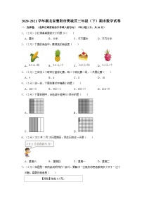 2020-2021学年湖北省襄阳市樊城区三年级下学期期末数学试卷（含解析）