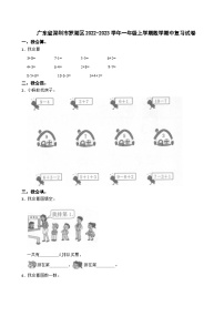 广东省深圳市罗湖区2022-2023学年一年级上学期数学期中复习试卷