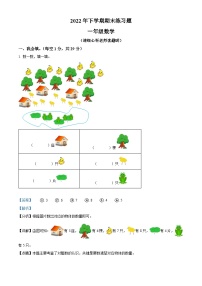 2022-2023学年湖南省岳阳市临湘市人教版一年级上册期末质量检测数学试卷答案