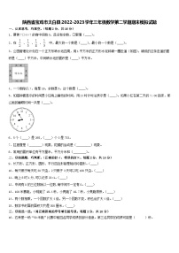 陕西省宝鸡市太白县2022-2023学年三年级下学期期末模拟数学试题