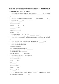 四川省泸州市江阳区2022-2023学年三年级下学期期末数学试卷