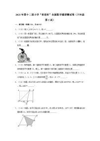 2023年第十二届小学“希望杯”全国数学邀请赛六年级第2试试卷