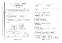 山东省枣庄市滕州市2023-2024学年五年级上学期期中数学试卷