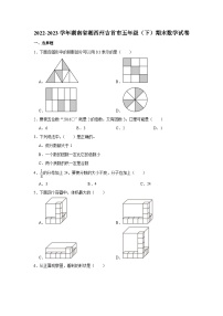 湖南省湘西土家族苗族自治州吉首市2022-2023学年五年级下学期期末数学试卷