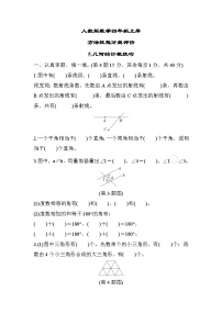 人教版数学四上 几何的计数技巧 分类测评（含答案）