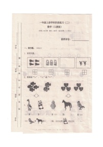 江西省赣州市大余县部分小学联考 2023-2024学年一年级上学期11月期中数学试题