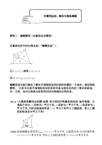 2023小学奥数练习卷几何五大模型(蝴蝶模型)