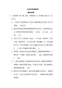 小升初专项测试 综合应用----六年级下册数学人教版