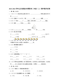 山东省烟台市莱阳市2023-2024学年二年级上学期期中数学试卷