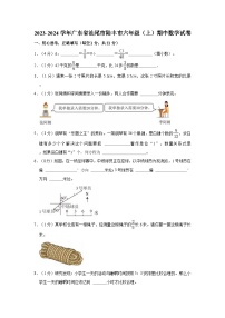 广东省汕尾市陆丰市2023-2024学年六年级上学期期中数学试卷