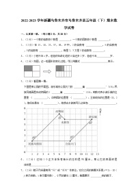 新疆维吾尔自治区乌鲁木齐市乌鲁木齐县2022-2023学年五年级下学期期末数学试卷