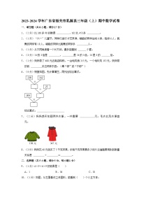 广东省韶关市乳源瑶族自治县2023-2024学年三年级上学期期中数学试卷