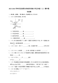 2023-2024学年河北省邢台市南宫实验小学五年级（上）期中数学试卷