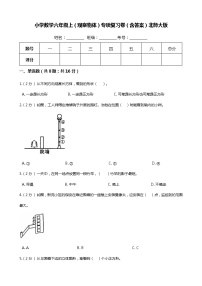 【期末专项提优】小学数学六年级上册（观察物体）专项复习卷（含答案）北师大版