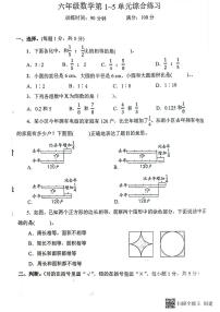 湖北省咸宁市嘉鱼县2023-2024学年六年级上学期12月月考数学试题