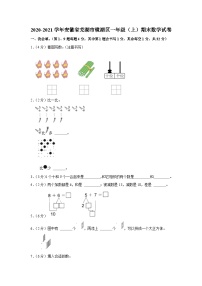 安徽省芜湖市镜湖区2020-2021学年一年级上学期期末数学试卷