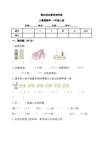 期末综合素养测评卷（试题）- 一年级上册 数学人教版