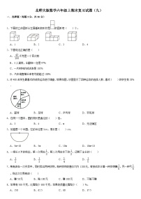 期末复习试题（九）（试题）北师大版六年级上册数学