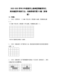 【题型专练篇】期末题型专项练习五：高频易错作图10题-2022-2023学年六年级数学上册典型例题系列（原卷版+解析版）苏教版