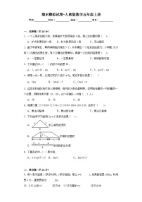 期末模拟卷（试题）五年级上册数学人教版