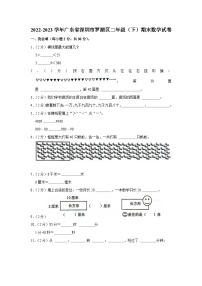 广东省深圳市罗湖区2022-2023学年二年级下学期期末数学试卷