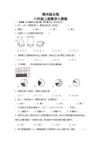 期末综合练（试题）人教版六年级上册数学