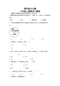 期末综合习题(试题)+六年级上册数学人教版