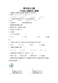 期末综合习题(试题)-六年级上册数学人教版