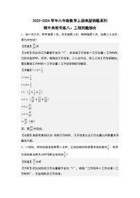 期中典例专练八：工程问题综合-2023-2024学年六年级数学上册典型例题系列（解析版）人教版