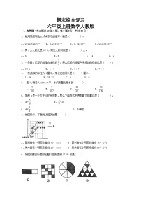 期末综合复习（试题）-六年级上册数学人教版.1