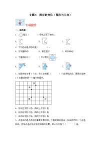 专题6图形的变化（图形与几何）-2023-2024学年二年级上册数学寒假专项提升（北师大版）