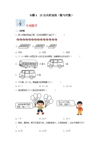 专题4  20以内的加法（数与代数）-2023-2024学年一年级上册数学寒假专项提升（苏教版）