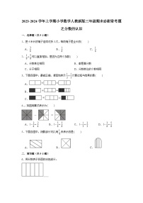 分数的认识--小学数学三年级上学期期末必刷常考题 人教版