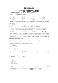 期末综合练(试题)-六年级上册数学人教版.1