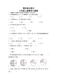 期末综合练习（试题）人教版六年级上册数学