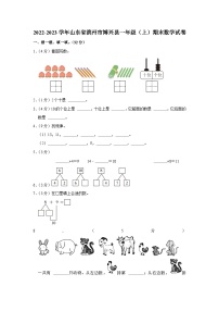 山东省滨州市博兴县2022-2023学年一年级上学期期末数学试卷