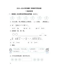 期末练习（试题）-一年级上册数学人教版1 (2)