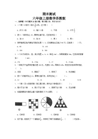 期末复习(试题)--六年级上册数学苏教版