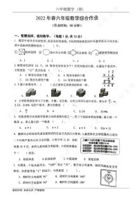 湖北省宜昌市高新区2021-2022学年六年级下学期期末考试数学试题