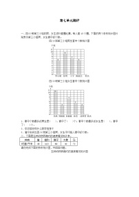 小学数学7 条形统计图课堂检测