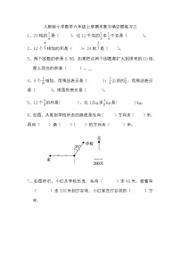 期末复习填空题（专项训练）-六年级上册数学人教版