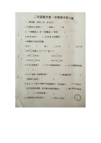 河北省廊坊市霸州市2023-2024学年二年级上学期1月期末数学试题