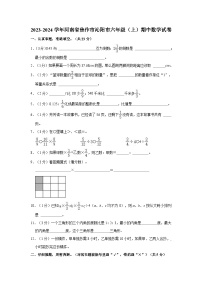 2023-2024学年河南省焦作市沁阳市六年级（上）期中数学试卷