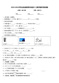 2023-2024学年山东省滨州市沾化区三上数学期末检测试题含答案