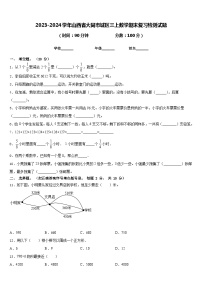 2023-2024学年山西省大同市城区三上数学期末复习检测试题含答案