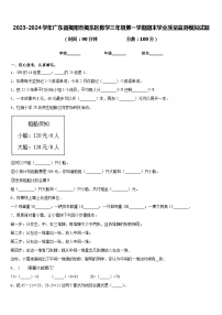 2023-2024学年广东省揭阳市揭东区数学三年级第一学期期末学业质量监测模拟试题含答案