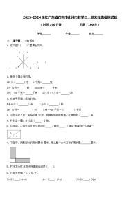 2023-2024学年广东省茂名市化州市数学三上期末经典模拟试题含答案