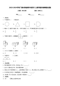 2023-2024学年广西壮族梧州市岑溪市三上数学期末调研模拟试题含答案