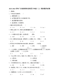 广东省深圳市龙岗区2023-2024学年六年级上学期期末数学试卷