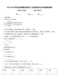 2023-2024学年山东省淄博市张店区三上数学期末学业水平测试模拟试题含答案